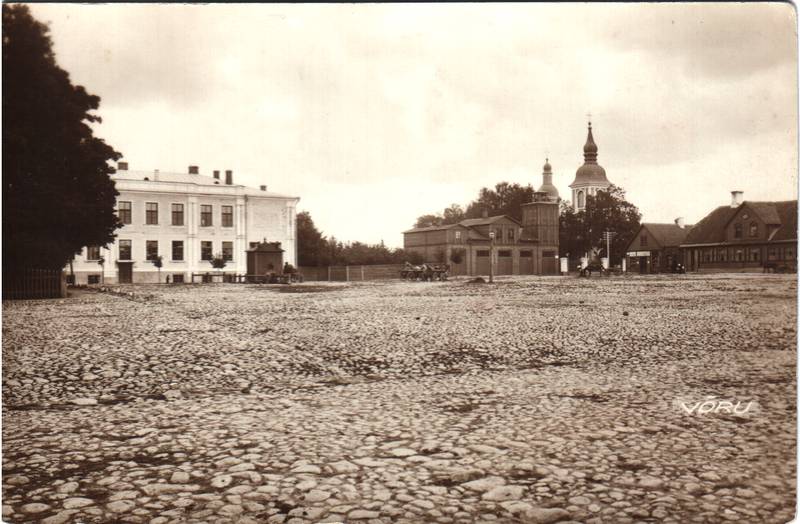 Foto. Võru turuplats.