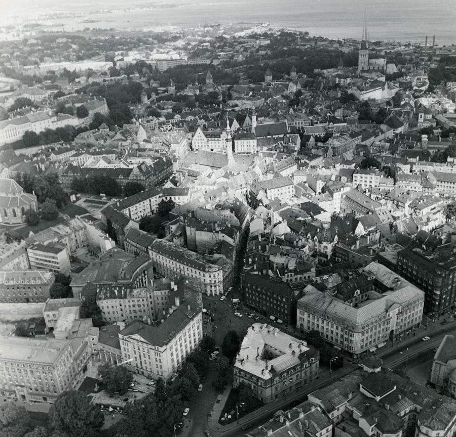 Tallinna kesklinn, aerofoto