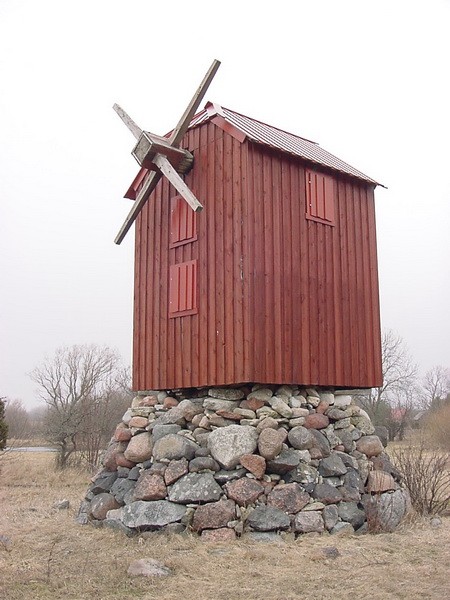 Vuldri village wind near the Gulf of Möldri Saare County Salme County