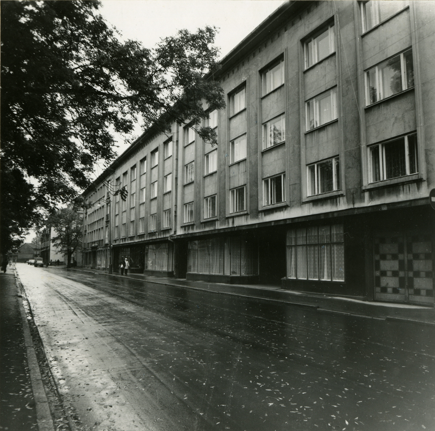 Elu- ja ärihoone Tallinnas, eestvaade. Arhitekt Eugen Habermann