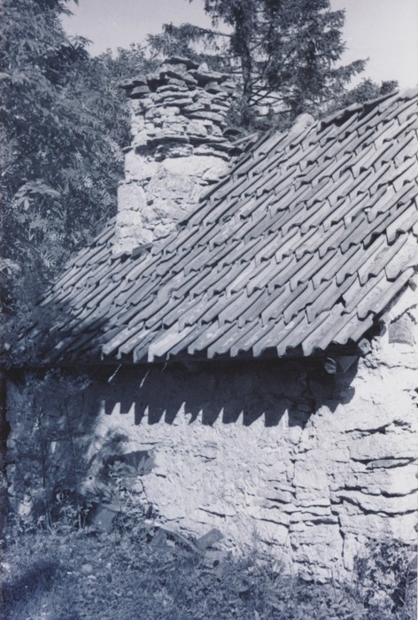Foto  Veoma talu kivikatusega sepikoda Vahtrepa k
