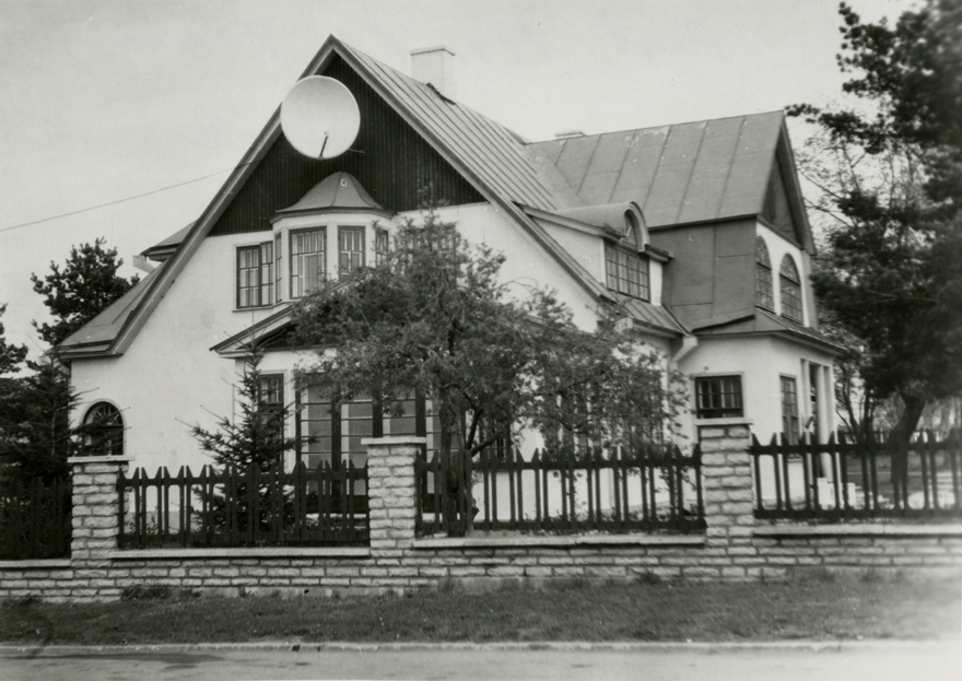 Elamu (nn Burmani villa), vaade tänavalt pärast restaureerimist. Arhitekt Karl Burman