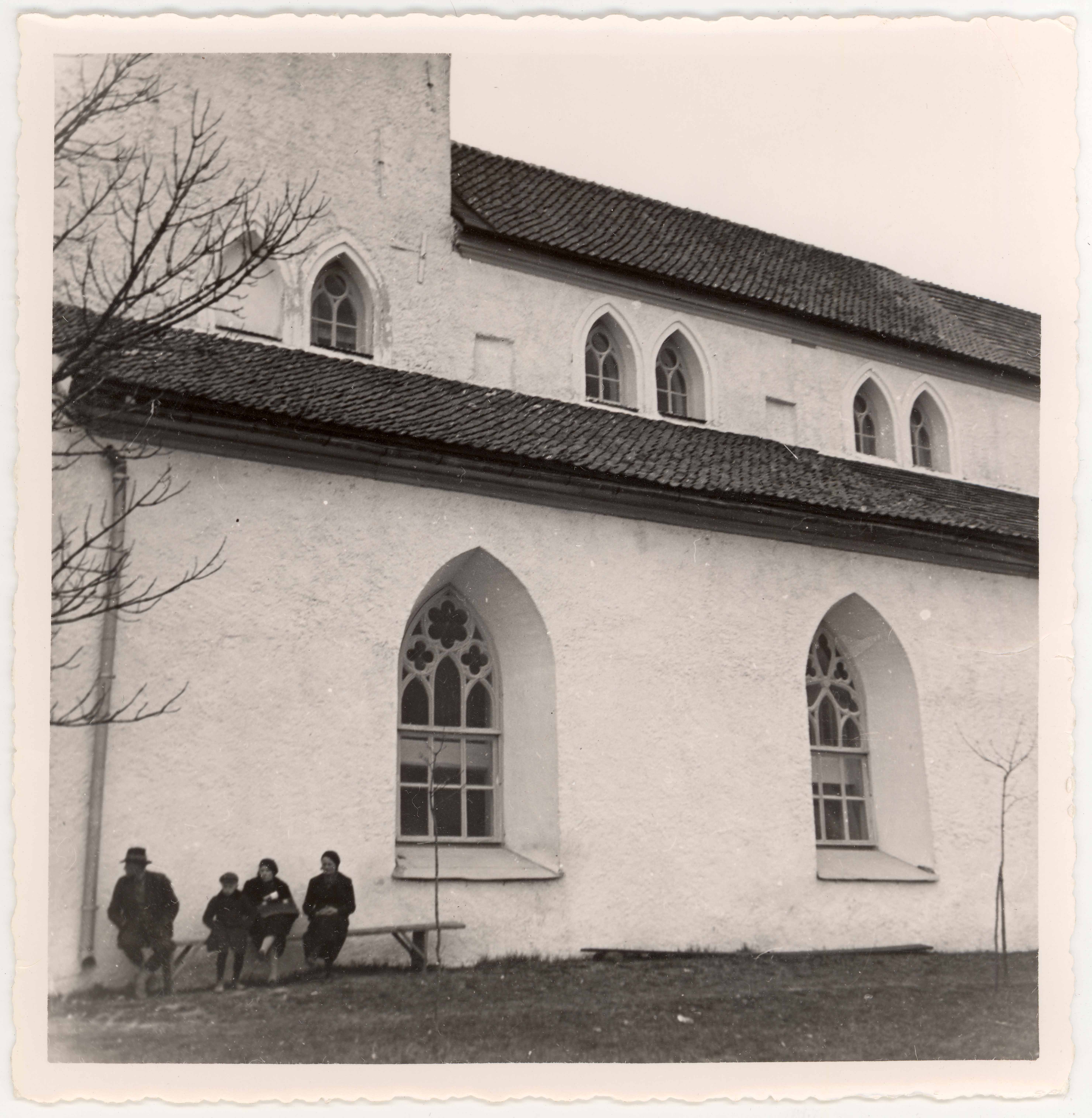 Part of the S-fassade of the Urvaste Church