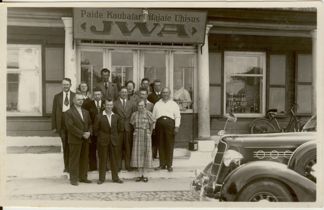 foto inimesed Iva maja trepil Paide 1930-ndad