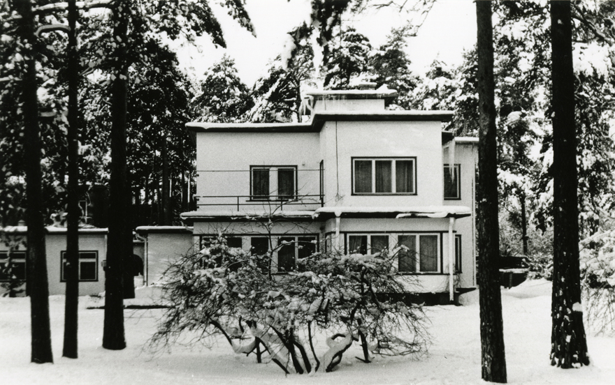 V. Palitseri elamu Nõmmel Nurme 47/49, vaade hoonele. Arhitekt Friedrich Wendach