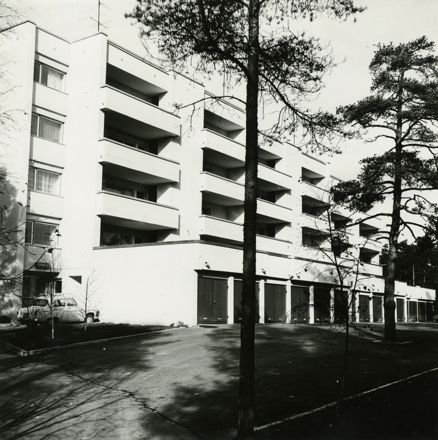 Korterelamu Nõmmel, eestvaade. Arhitekt Boris Mirov