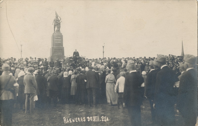 foto, Vabadussõja monumendi avamine Rakveres.