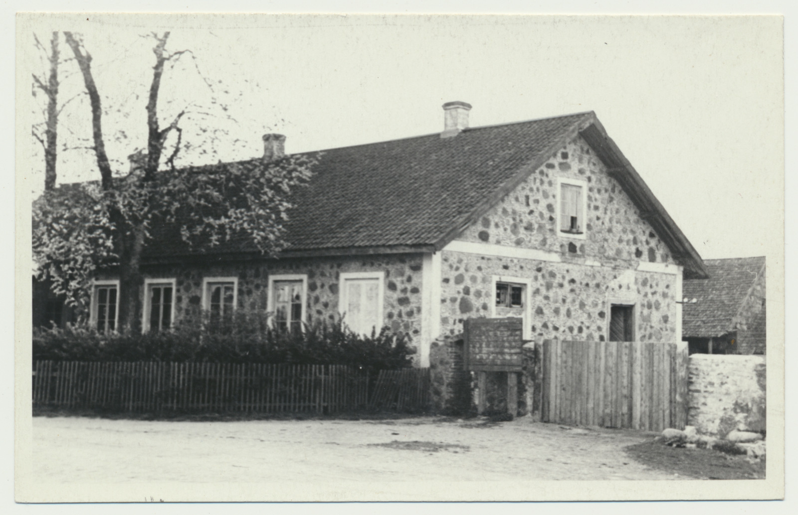 foto Tarvastu endine vallamaja 1954 foto L. Vellema