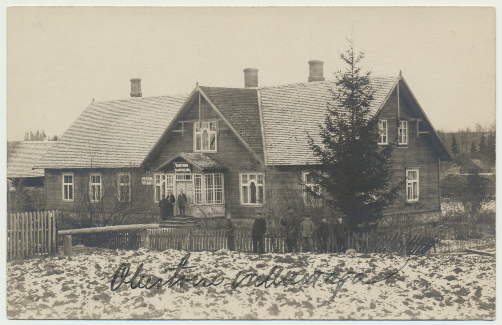 foto Suure-Jaani khk Olustvere vallamaja u 1925