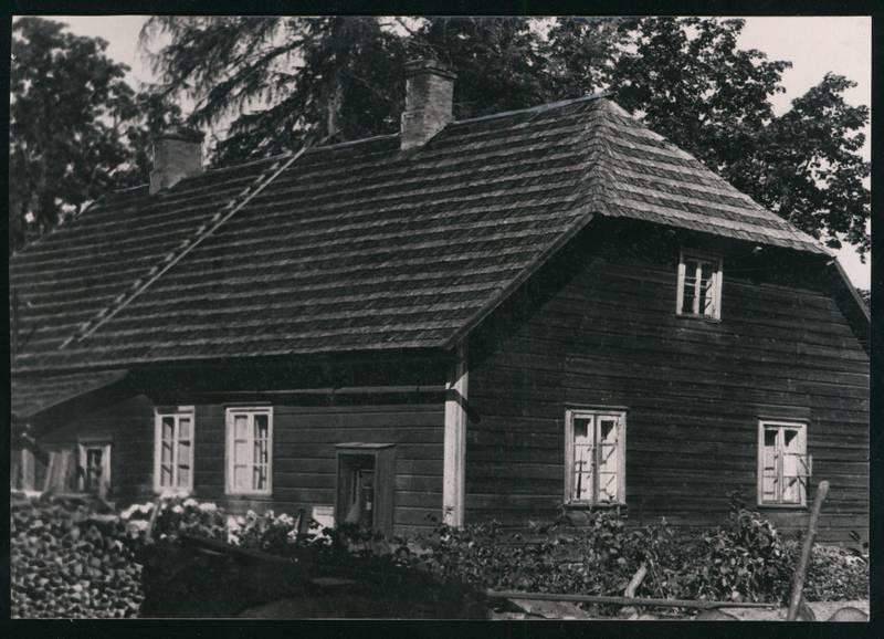 foto, Karksi khk, Karksi-Nuia, endine Polli vallamaja, u 1970