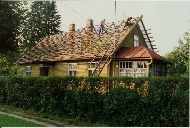 värvifoto Türi Koidula tänav 1996