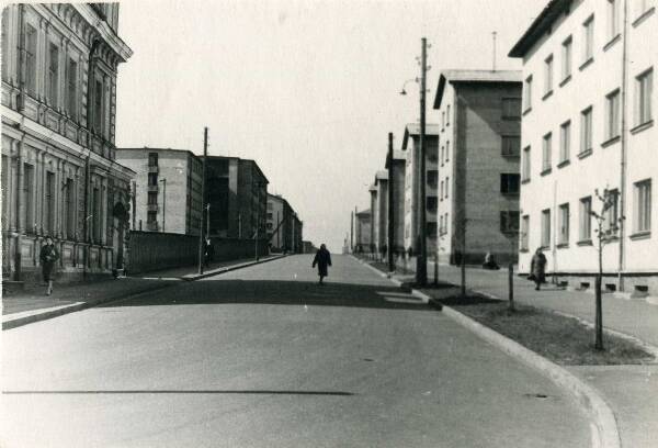Tartu linnavaade. Tiigi tn (vaade Tiigi ja Struve t nurgalt). 1964.a.