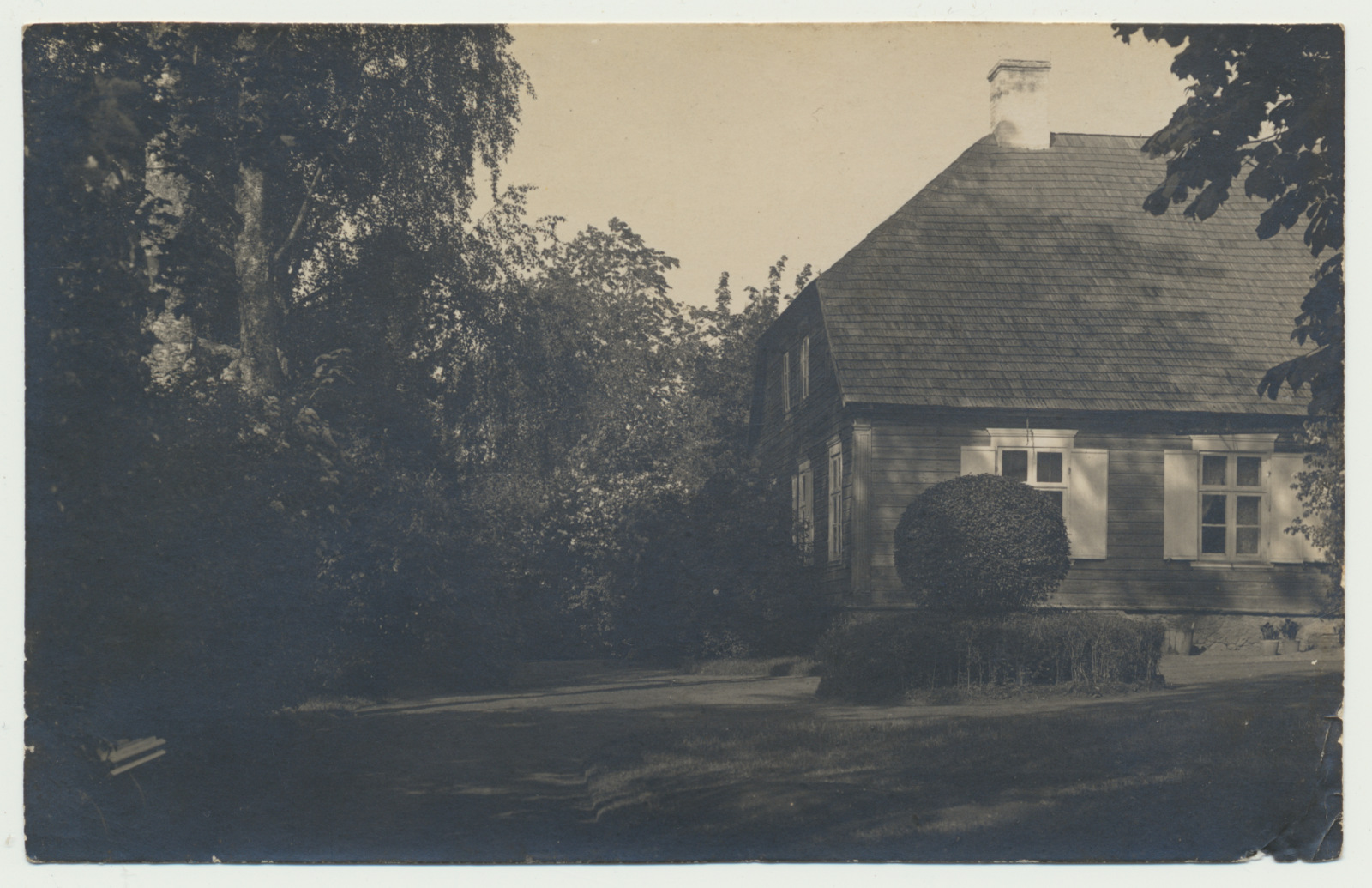foto, Tarvastu pastoraat, osa majast u 1930