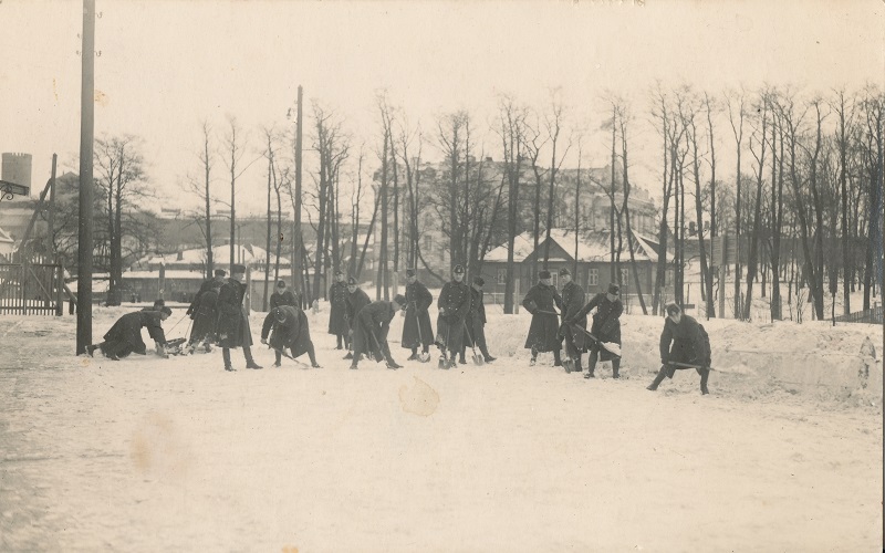 10. Üksik Jalaväepataljon lund rookimas