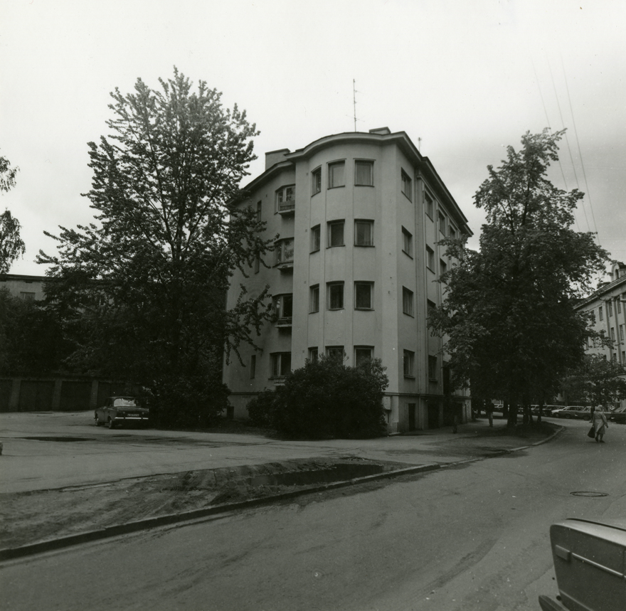 Korterelamu Tallinnas Reimani 4, vaade hoonele. Arhitekt Karl Tarvas