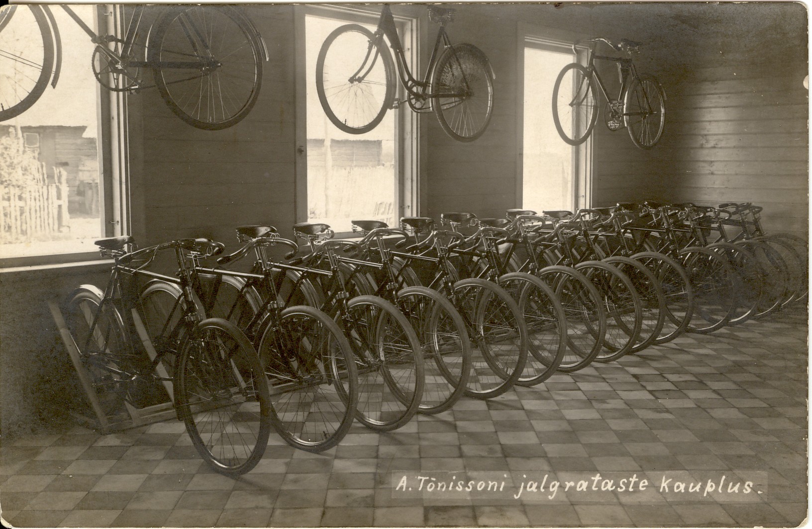 foto, A.Tõnissoni jalgrataste kauplus