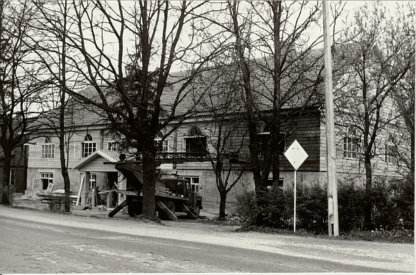 foto, Paide Kutsekooli hoone restaureerimine 1992.a.