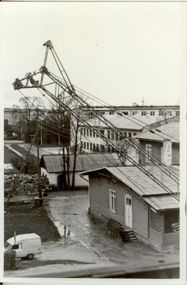 foto ja negatiiv Paide Pärnu tänav 1980