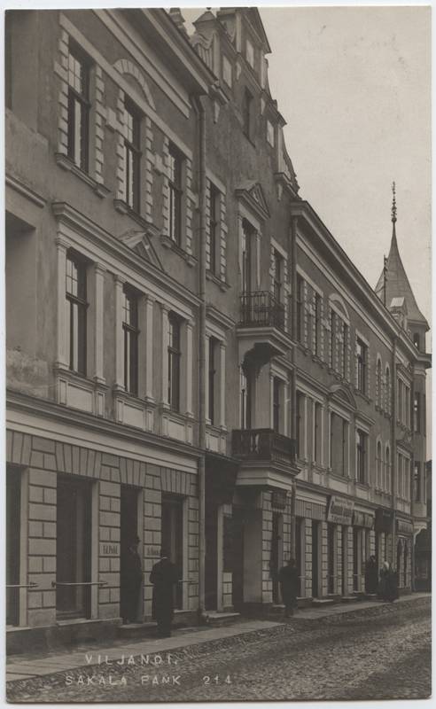 fotopostkaart, Viljandi, Lossi tn 26, E. Pohli maja, u 1910, foto J. Riet