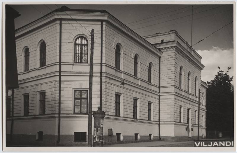 foto, Viljandi, Posti 22, kohtumaja, u 1935, foto M. Teng?