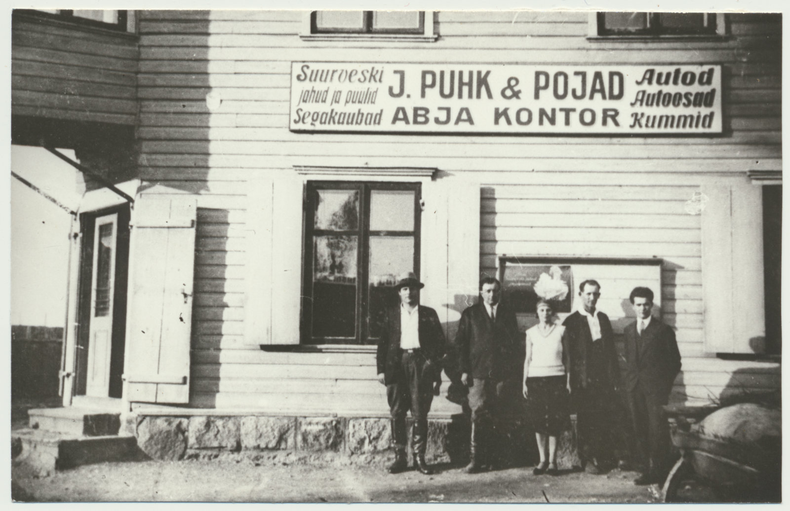 fotokoopia Abja, kontor J.Puhk ja pojad, avati 1931