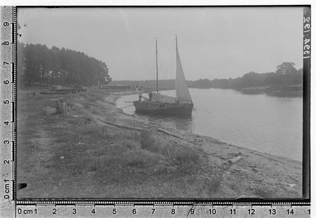 Puulodi Rannapungerja jõe suudmes 1926. Iisaku khk, Tudulinna v, Ranna - Pungeri k