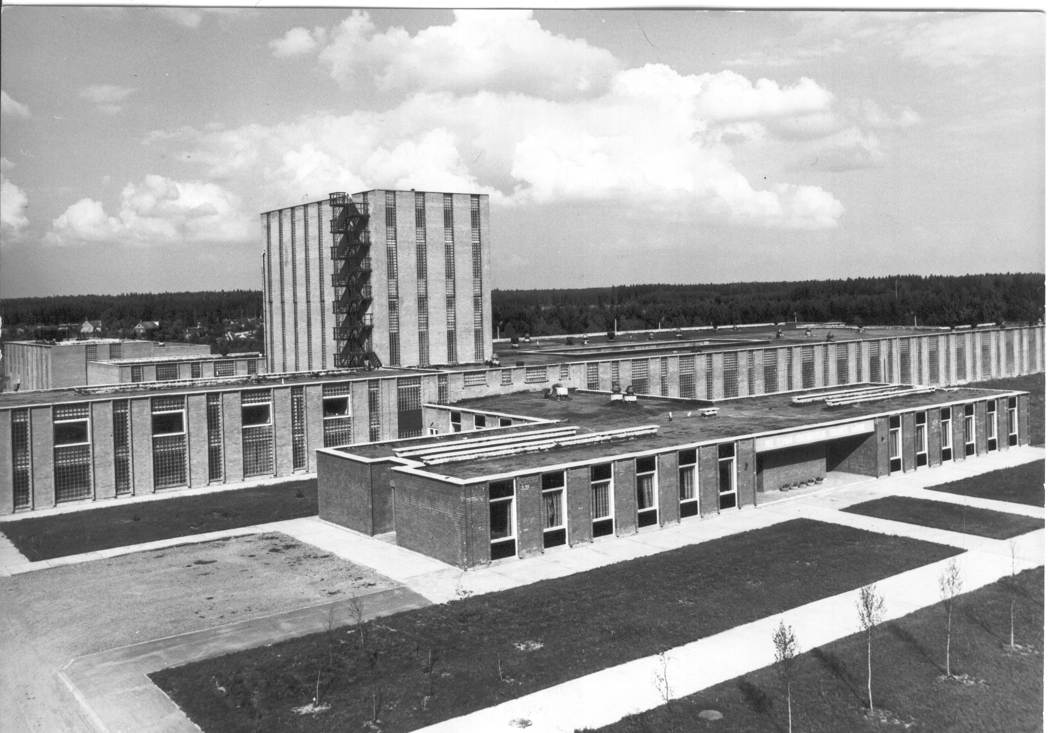 Foto. Võru Leivakombinaat, vaade läänest 1984.a.