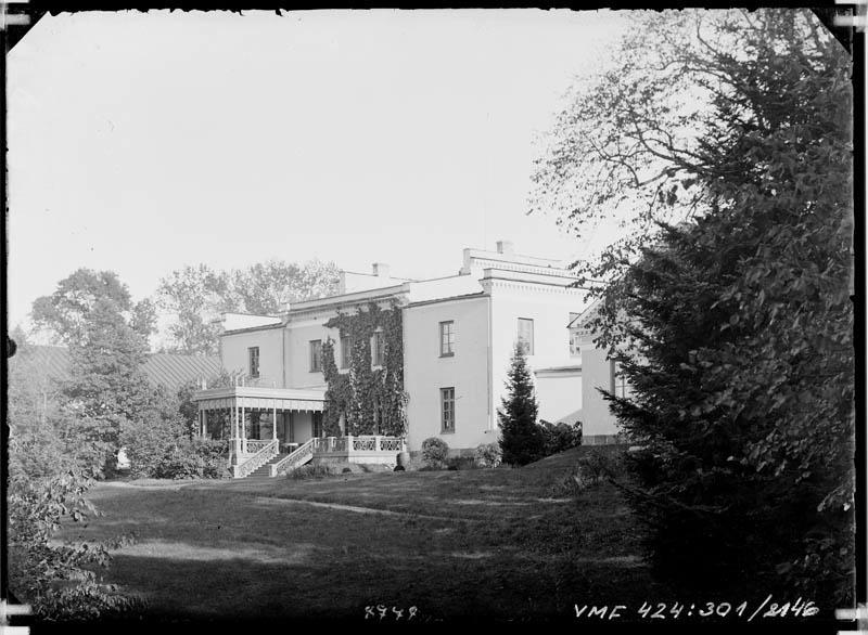 fotonegatiiv, Paistu khk Heimtali mõis, peahoone 1908 foto J.Riet