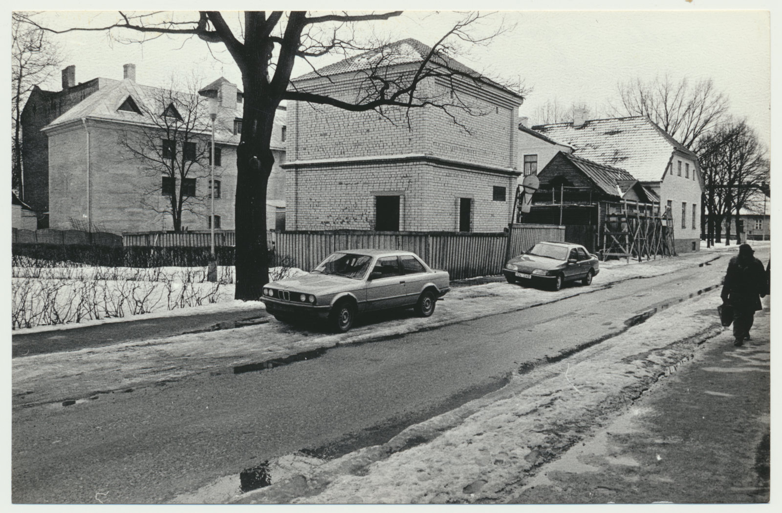 foto, Viljandi muuseum, ehitus, käsitöömaja (Lossi tn), 1994