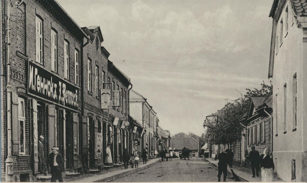 foto, Viljandi, Lossi tn, Kauba - Tartu tn vahel (vas Lossi tn 15) 1911