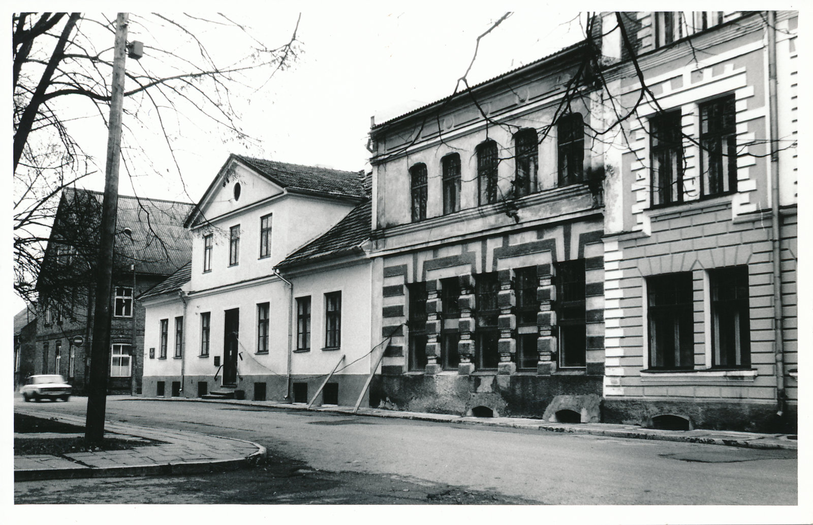 foto, Viljandi muuseum, fassaad, 1993