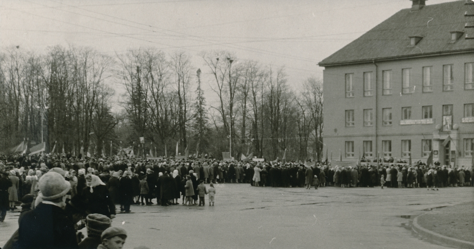 foto Viljandi, Nõukogude väljak, Maimiiting 1962 F A.Kiisla