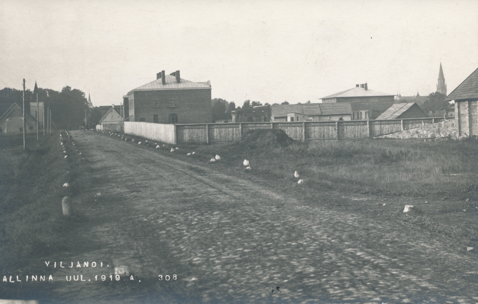 foto, Viljandi, Tallinna tn 41, vangimaja 1919 F J.Riet