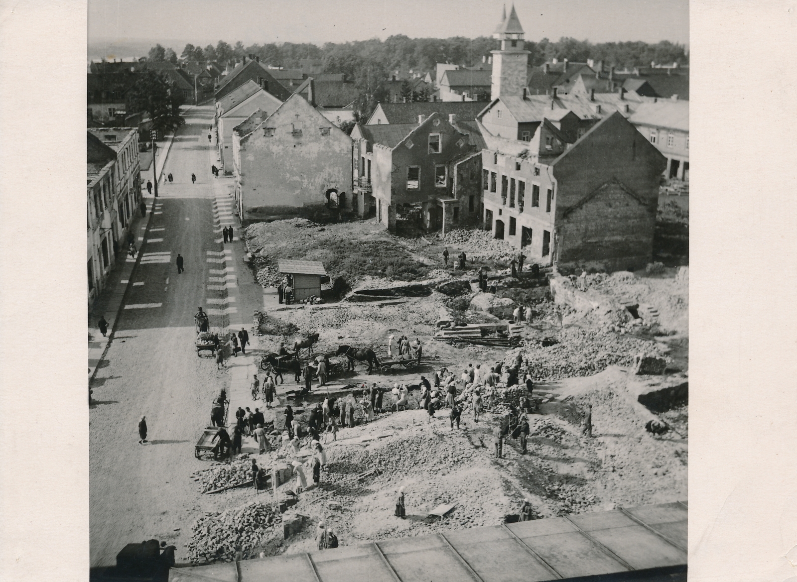 foto Viljandi taastamistööd 1947 F H.Riet