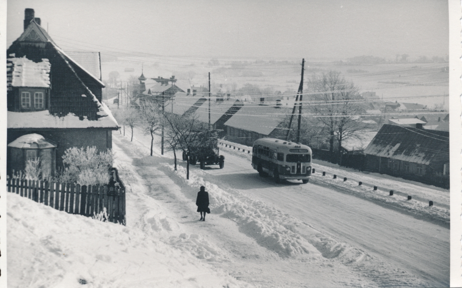 foto, Viljandi, Jakobsoni tn mägi 1957 F H.Riet