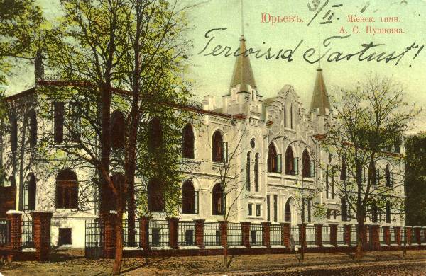 Tartu Puškini gümnaasium (tütarlaste gümnaasium), 1908.