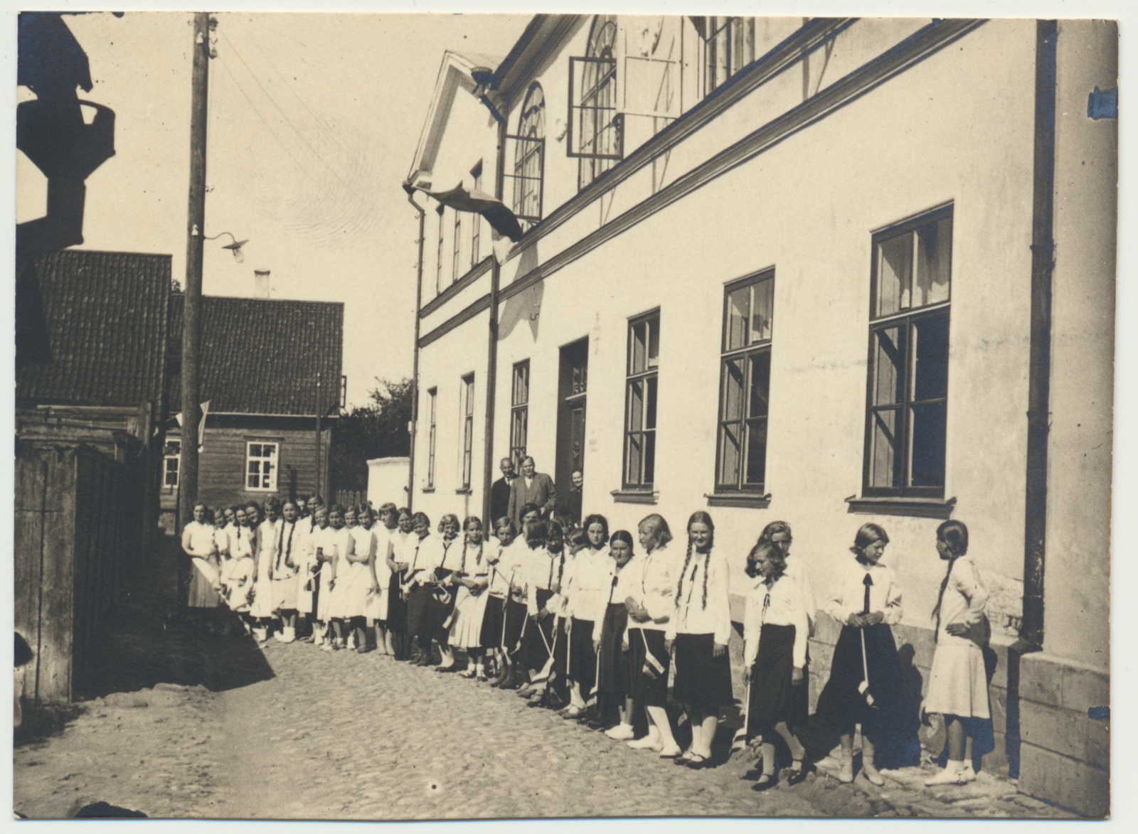 foto, Viljandi Linna Tütarlaste Reaalgümnaasium u 1923