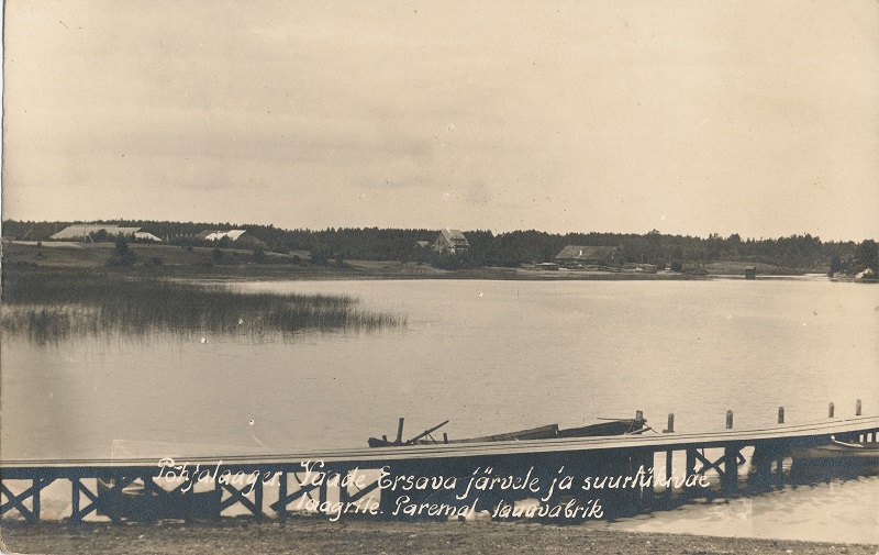 Vaade Õrsava järvele ja suurtükiväelaagrile