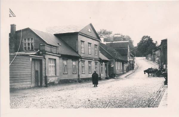 Vaade: Jakobi t  (Jakobi t tõusu eel); Tartu,  ca 1914.