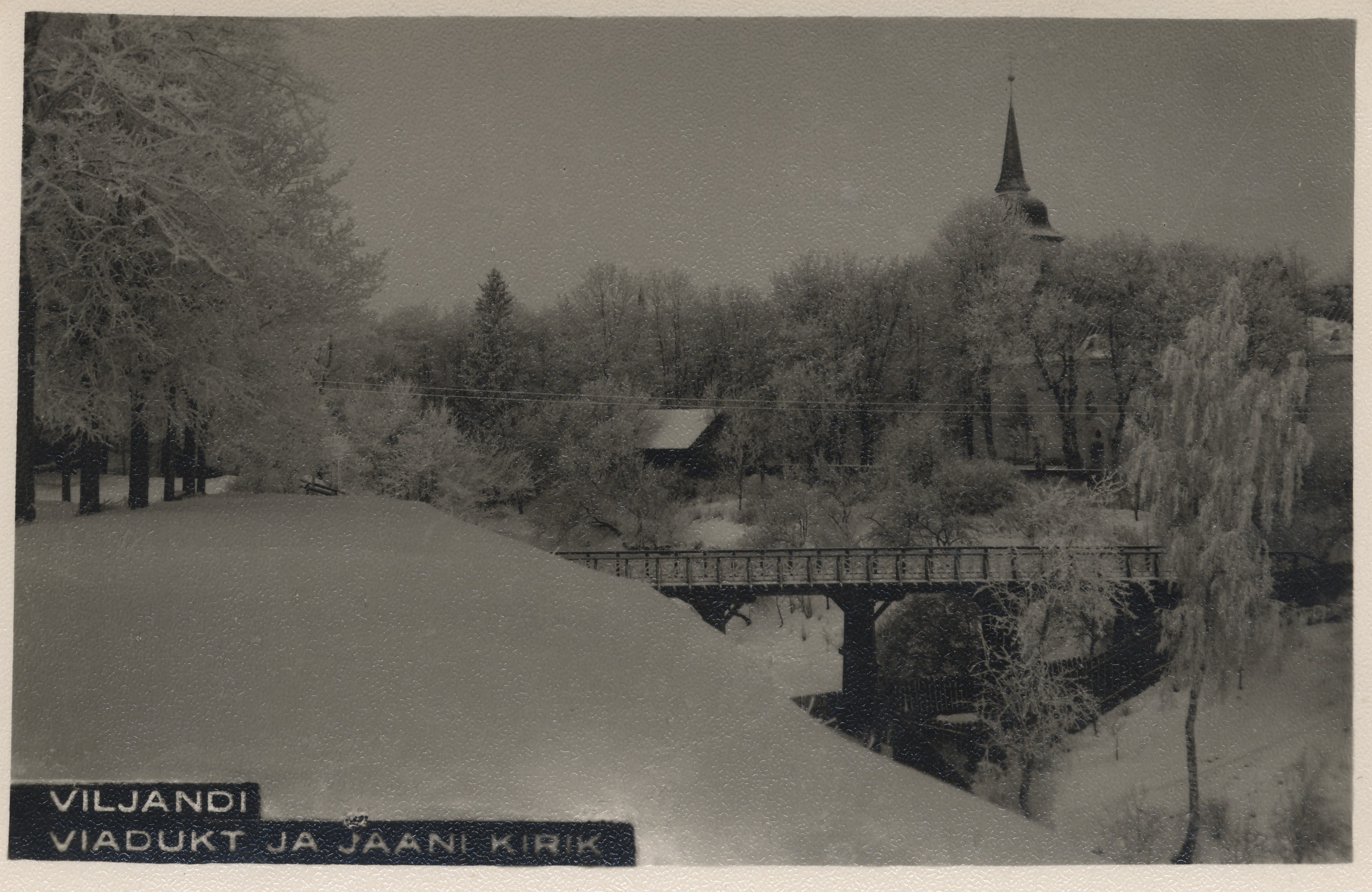 Viljandi Viaduct and Jaani Church