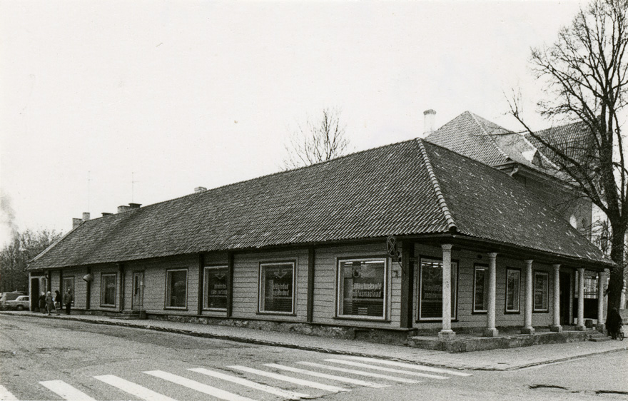 Paide kaubahoovi ärihoone, vaade. Arhitekt J.G. Mühlenhausen