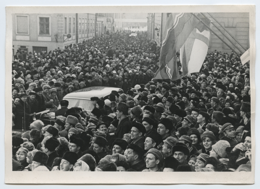 President of Finland Urho Kaleva Kekkonen at the University of Tartu and Käärikul