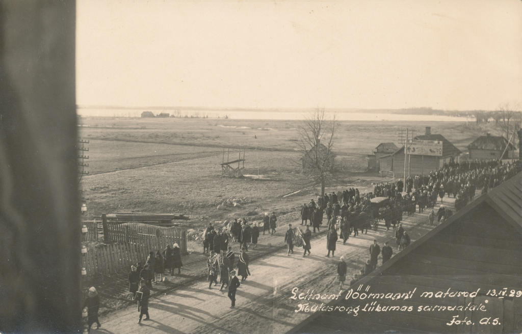 Foto. Leitnant Vöörmanni matmine 13.aprillil 1929.a.