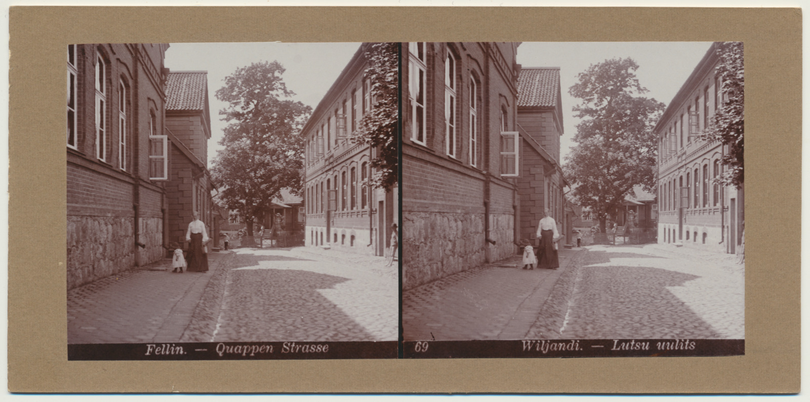 stereofoto, Viljandi, Lutsu tn, u 1905