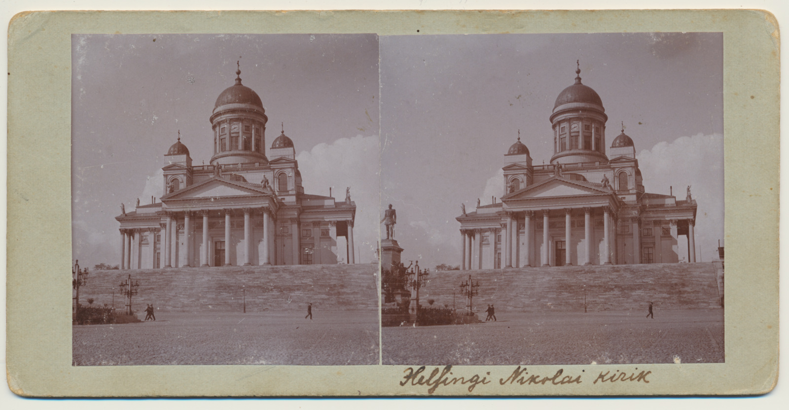 stereofoto, Soome, Helsingi, Nikolai kirik, u 1910