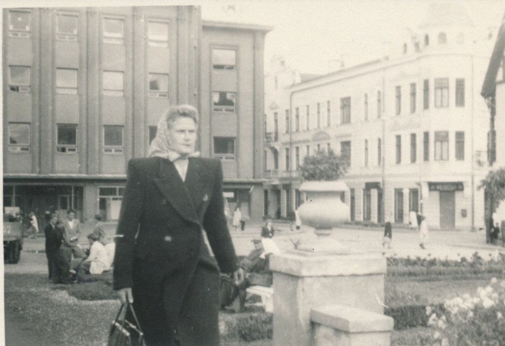 foto, Viljandi, Tartu tn, Keskväljak u 1949
