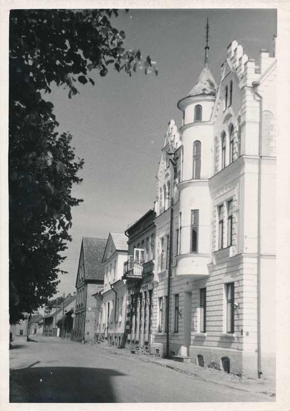 foto Viljani J.Tombi platsi äärsed hooned 1962, foto A.Kiisla