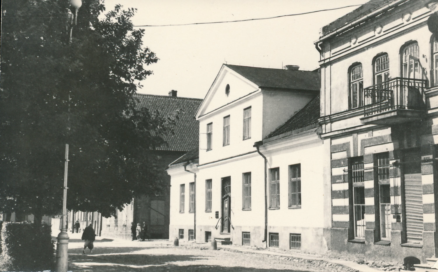 foto, Viljandi muuseum, hoone (osa arhiivi hoonest), u 1950
