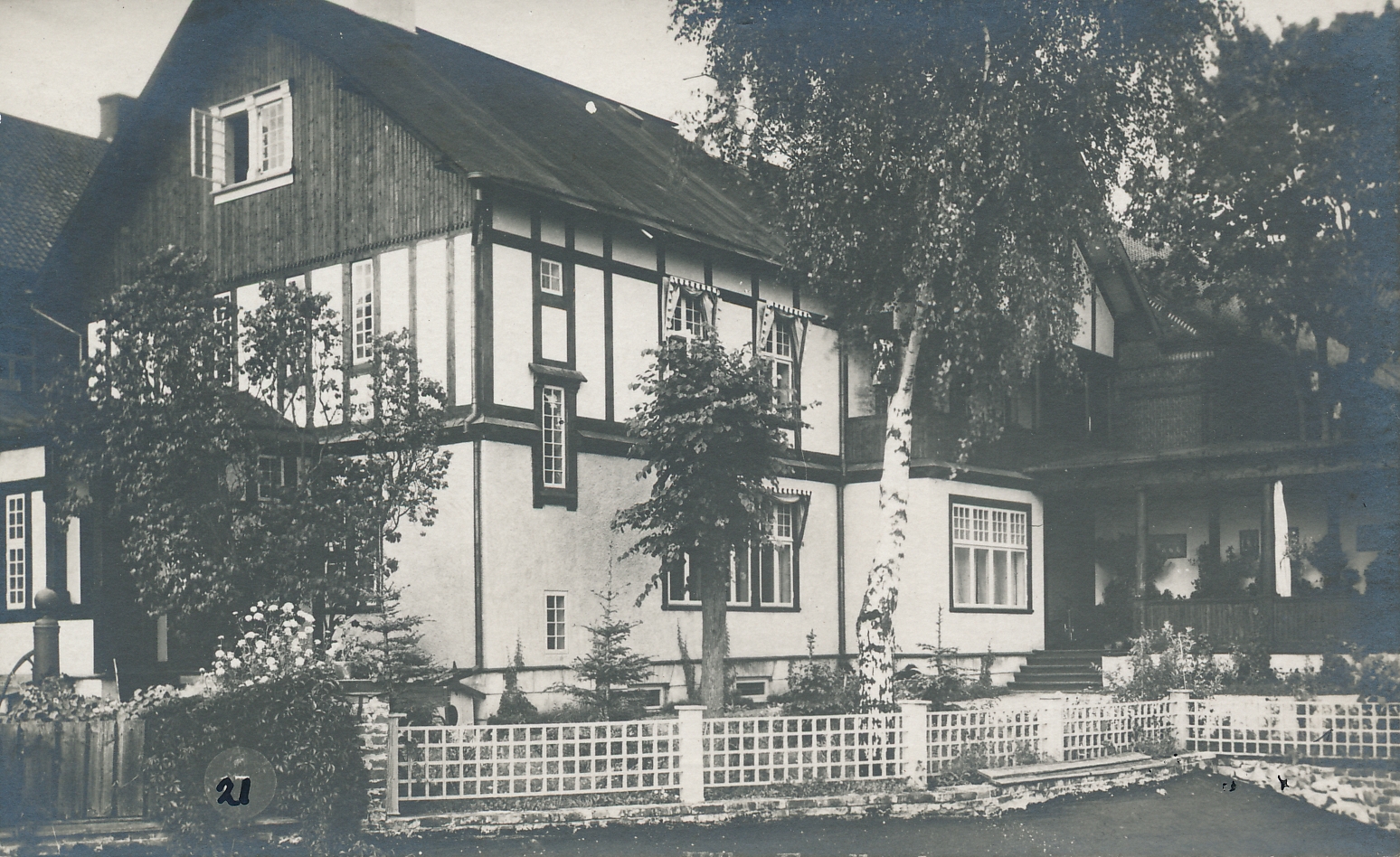 foto, Viljandi, Otto von Engelhardti villa, Lutsu tn 5, u 1910, foto J. Riet