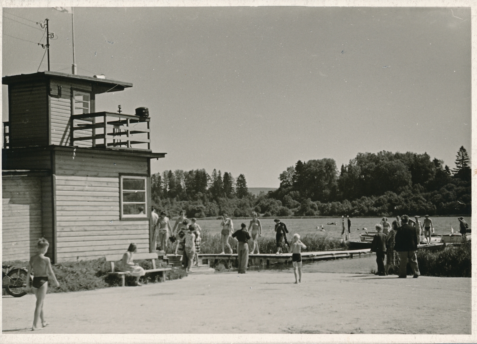 foto, Viljandi, supelrand, vetelpääste, 1960
